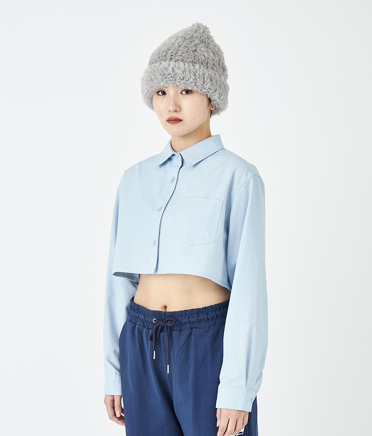 長袖クロップドシャツ 30-3080