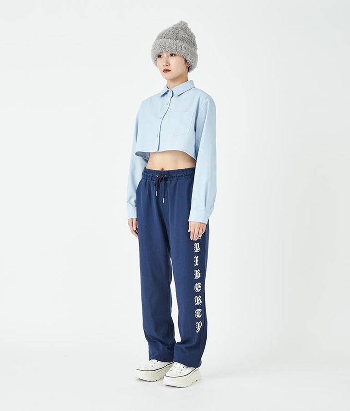 長袖クロップドシャツ 30-3080