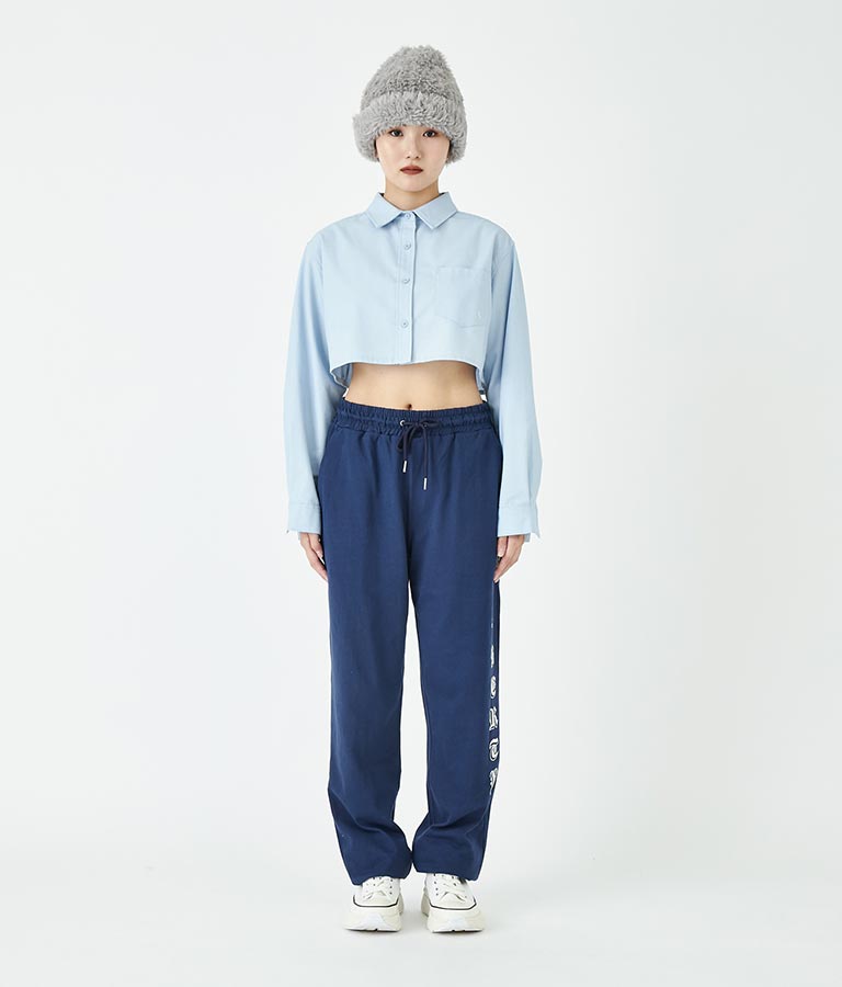 長袖クロップドシャツ 30-3080