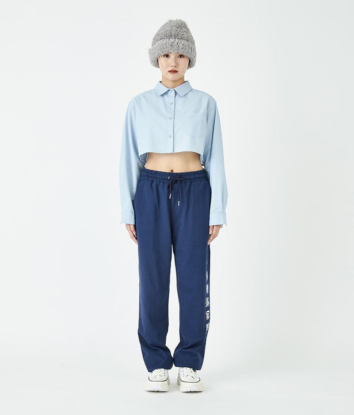 長袖クロップドシャツ 30-3080