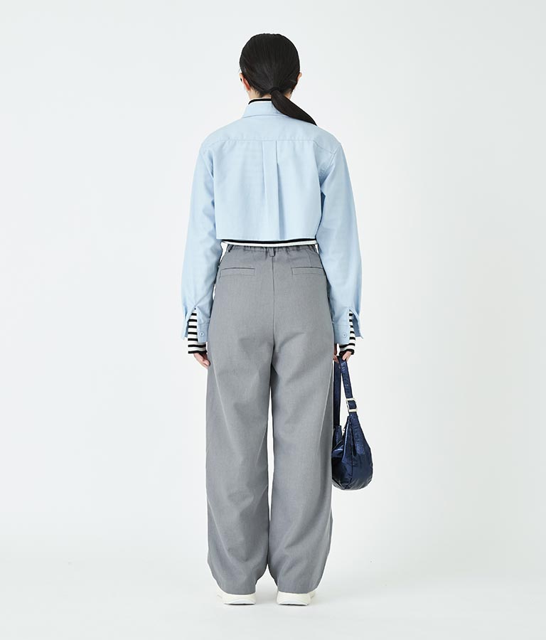 長袖クロップドシャツ 30-3080