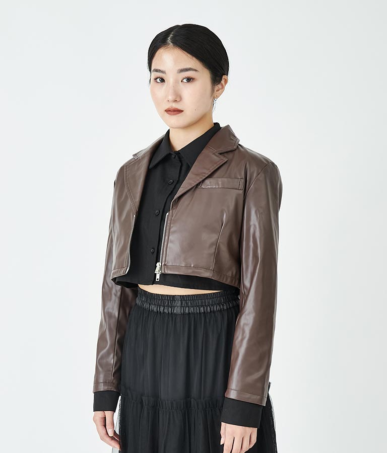 長袖クロップドシャツ 30-3080