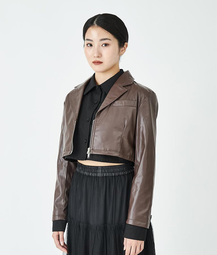 長袖クロップドシャツ 30-3080