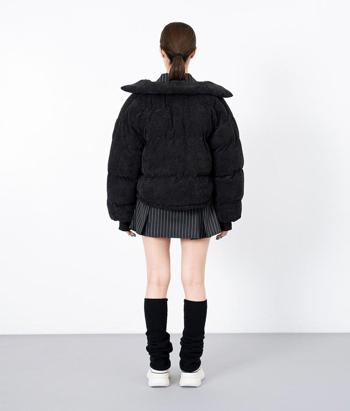 ピンストライプ クロップド ジャケット 30-4091