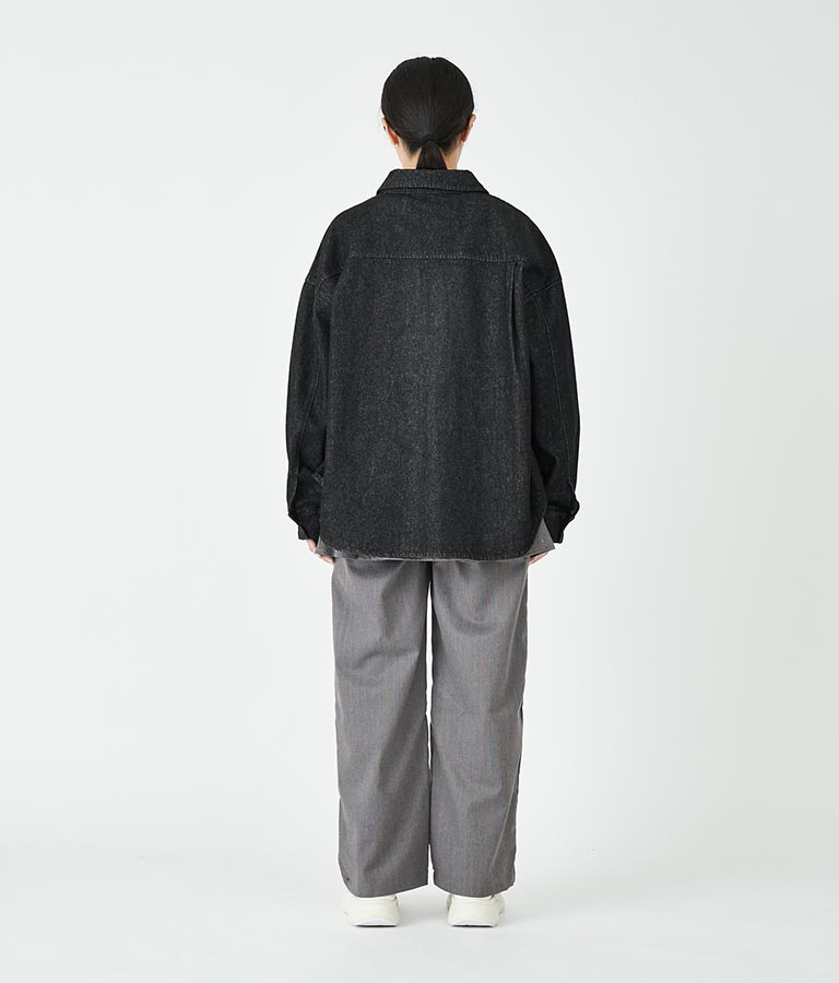 ジップアップデニムブルゾン 30-4096