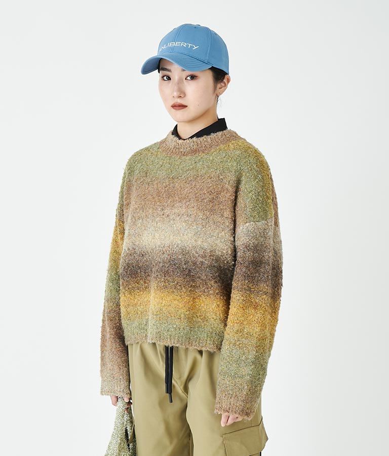 グラデーションニット 30-3102
