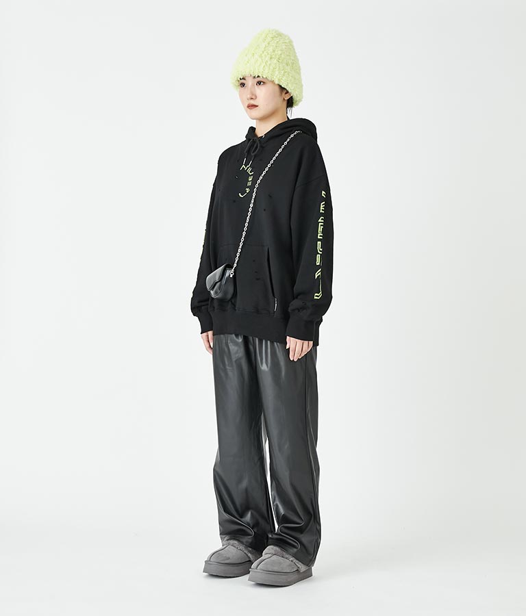 ダメージロゴフーディー 30-3108