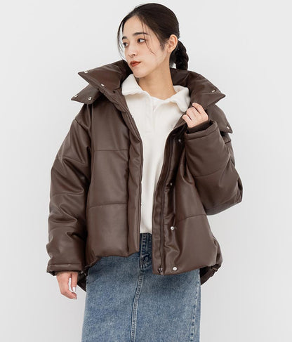 2WAY エコクラウド 中綿 オーバー フード ブルゾン 796-8978