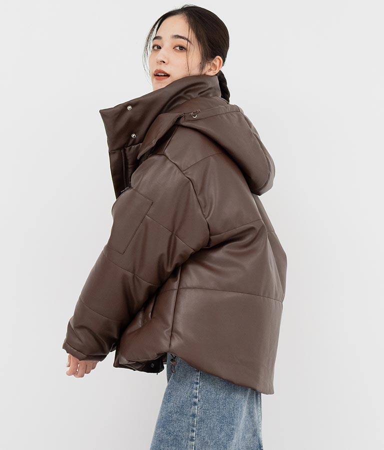 2WAY エコクラウド 中綿 オーバー フード ブルゾン 796-8978