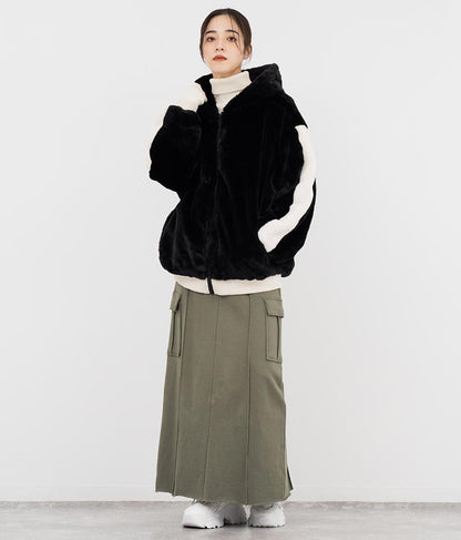 裏毛スウェットカーゴスカート 791-9002