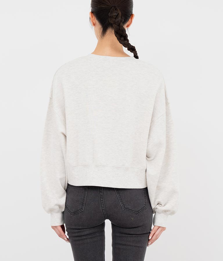 キーネック リメイク デザイン 裏毛 スウェット トレーナー 793-9100