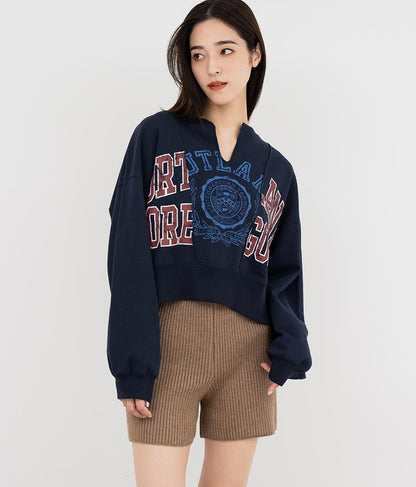 キーネック リメイク デザイン 裏毛 スウェット トレーナー 793-9100