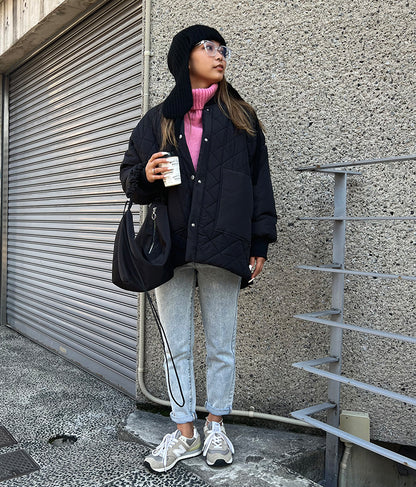 オフタートル クロップド 起毛 ニット トップス 853-5711