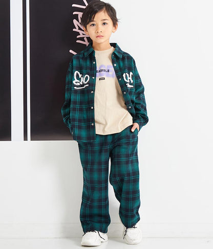 スプレーロゴ プリント ビッグ ロンT 長袖 Tシャツ 423-3215