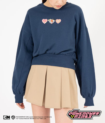 パワーパフ ガールズ ANAP コラボ スウェット トレーナー クロップド丈 裏毛 793-9150