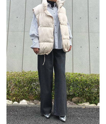 オープンスリーブ オーバー サイズシャツ 154-5505