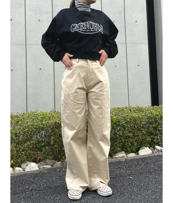 コーデュロイ ストレート パンツ 792-9095