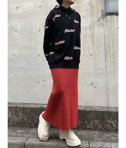 英字柄 裏毛 スウェット パーカー【親子お揃い】 793-9041