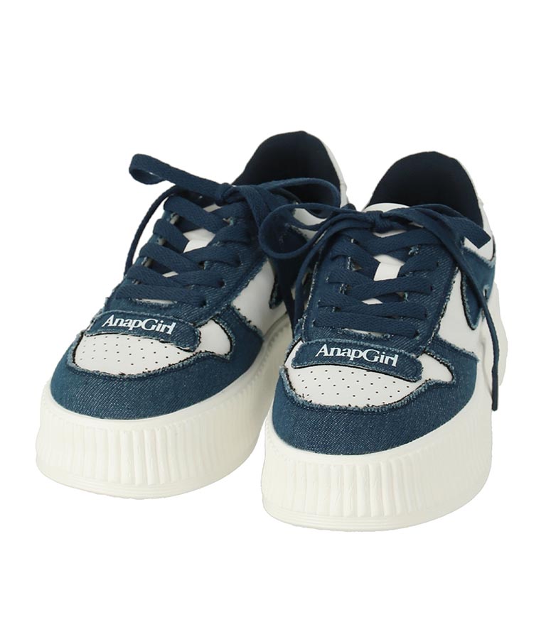 デニム 切替 スニーカー 919-7392