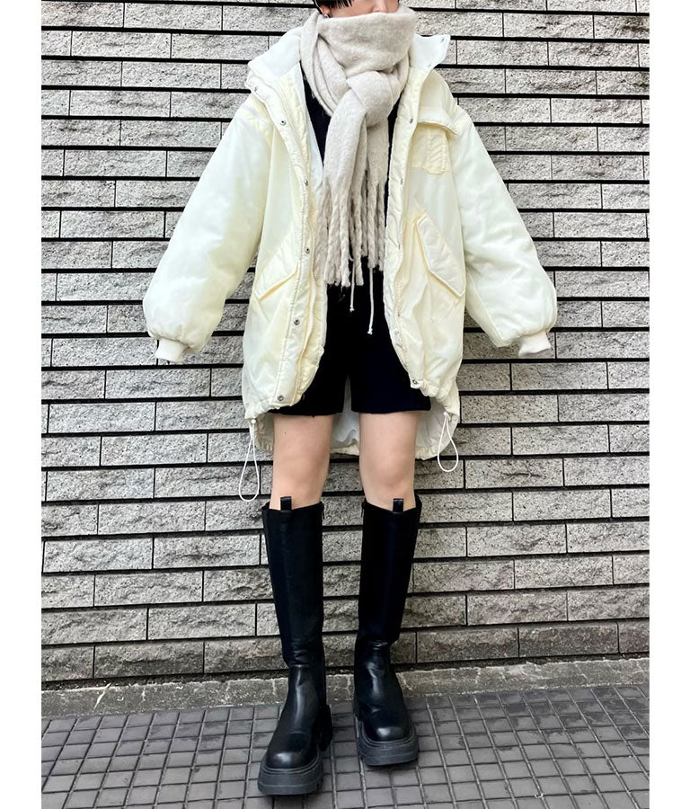 フリンジ大判ストール 159-5517