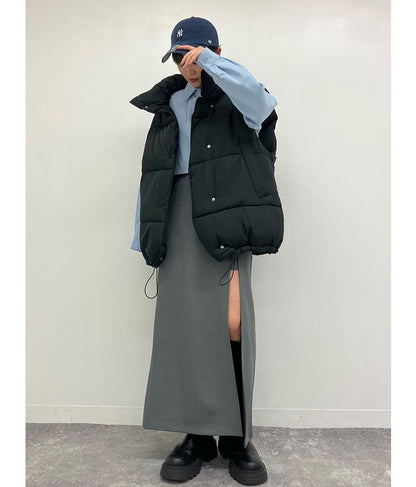 フロント スリット ロング スカート インパンツ付 151-5521