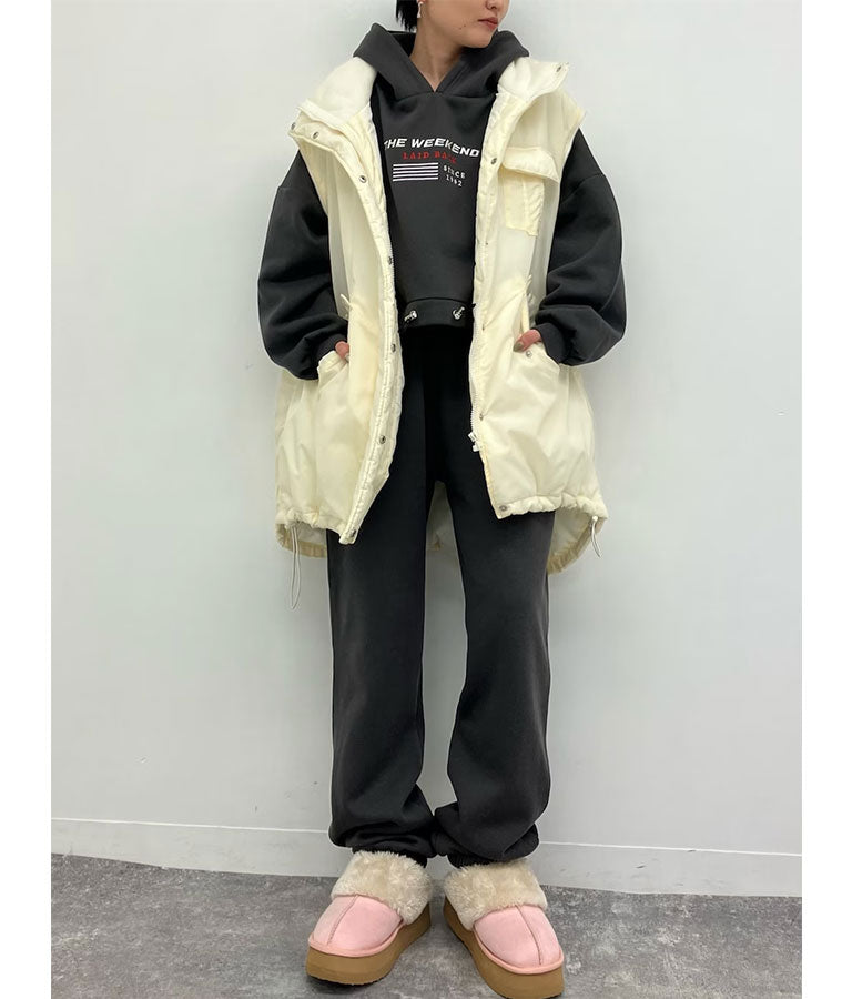 2WAY エコクラウド 中綿 オーバーサイズ モンスター コート 796-8980