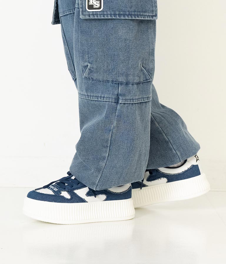 デニム 切替 スニーカー 919-7392