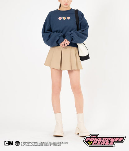 パワーパフ ガールズ ANAP コラボ スウェット トレーナー クロップド丈 裏毛 793-9150