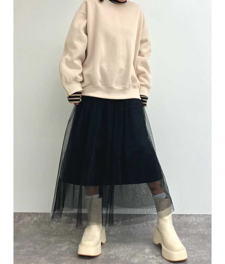 チュール切替スカート 791-9077
