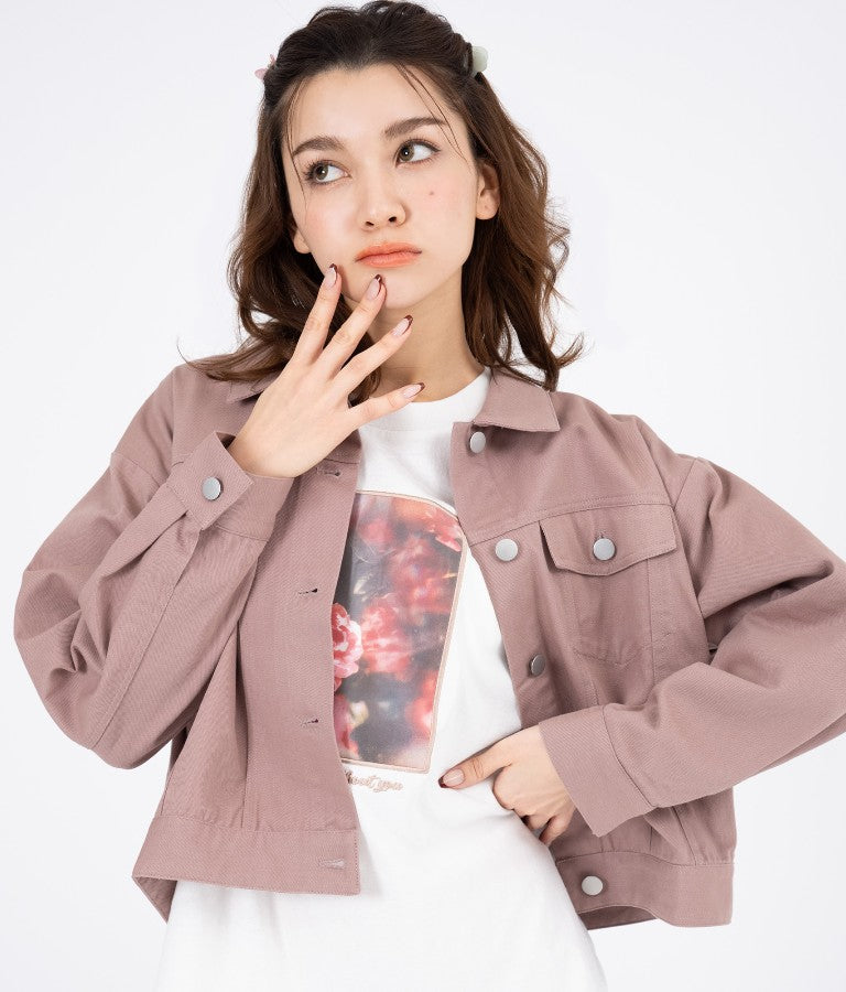 カラーツイル ショート ジャケット 524-6264