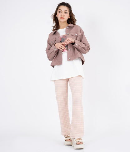 カラーツイル ショート ジャケット 524-6264