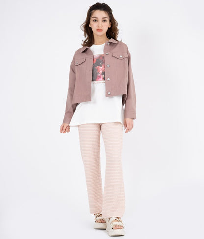 カラーツイル ショート ジャケット 524-6264