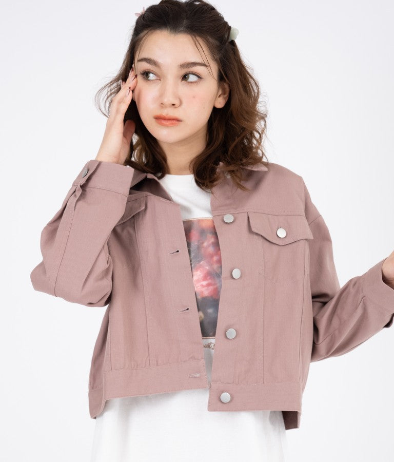 カラーツイル ショート ジャケット 524-6264