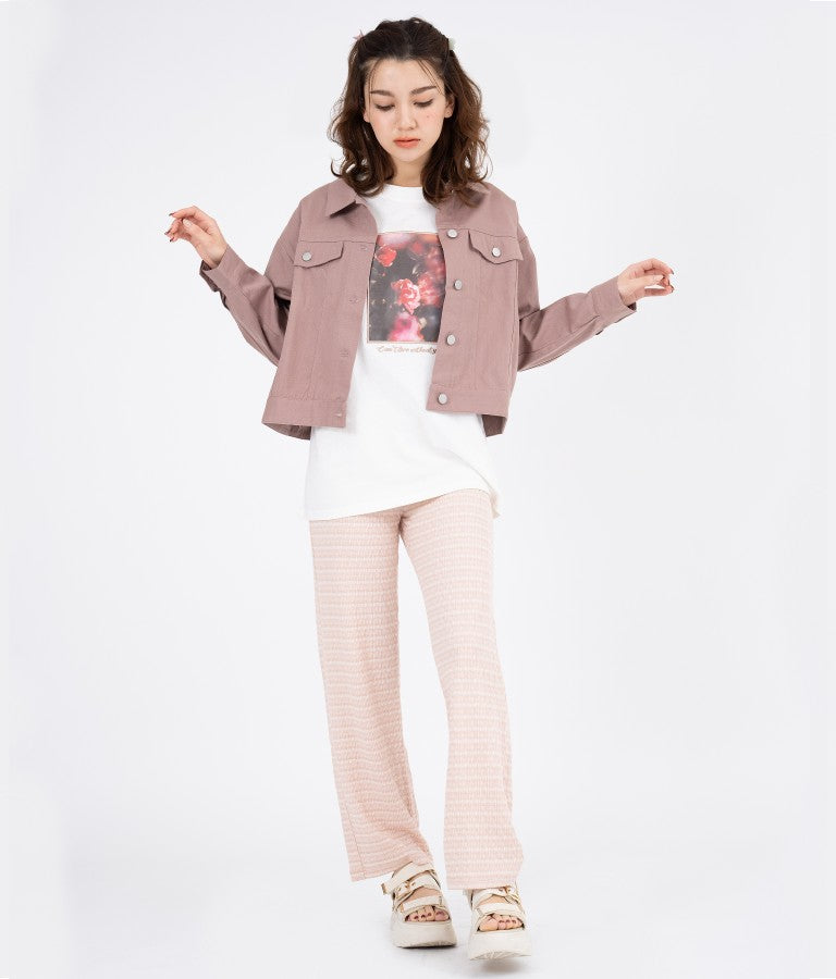 カラーツイル ショート ジャケット 524-6264