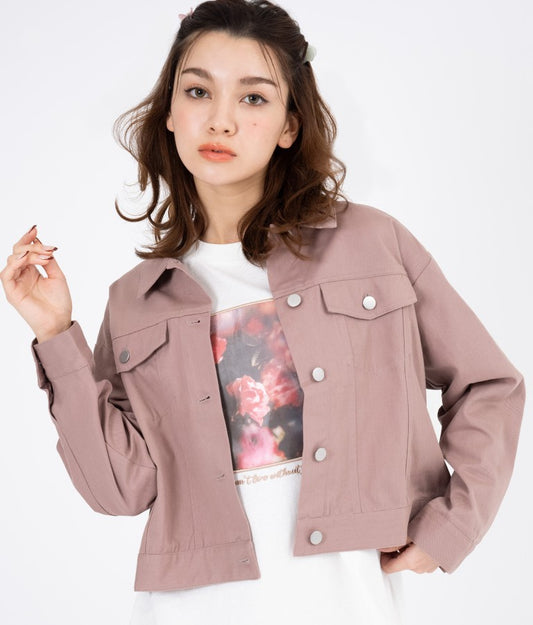 カラーツイル ショート ジャケット 524-6264