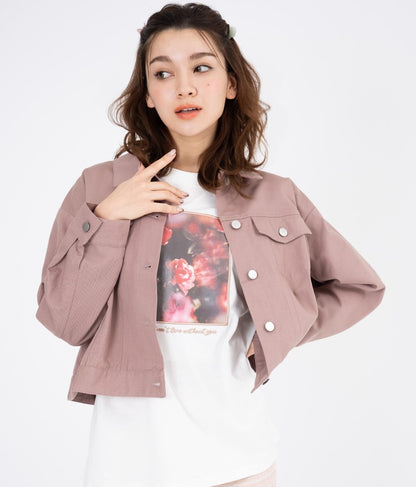 カラーツイル ショート ジャケット 524-6264