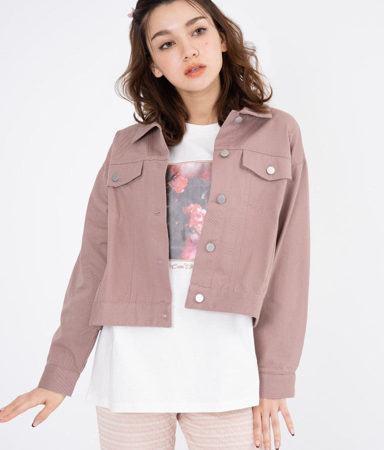 カラーツイル ショート ジャケット 524-6264