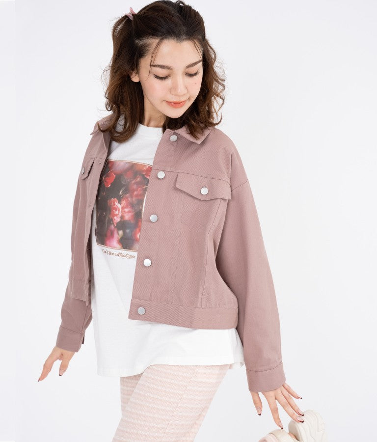 カラーツイル ショート ジャケット 524-6264