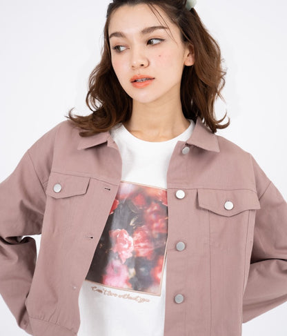 カラーツイル ショート ジャケット 524-6264