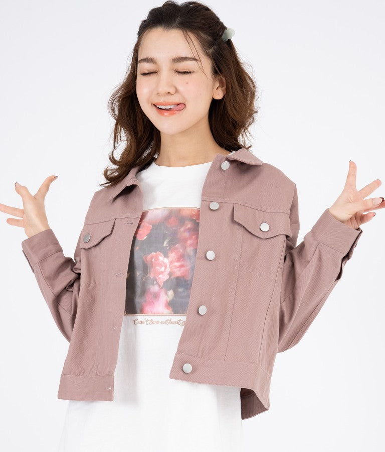 カラーツイル ショート ジャケット 524-6264