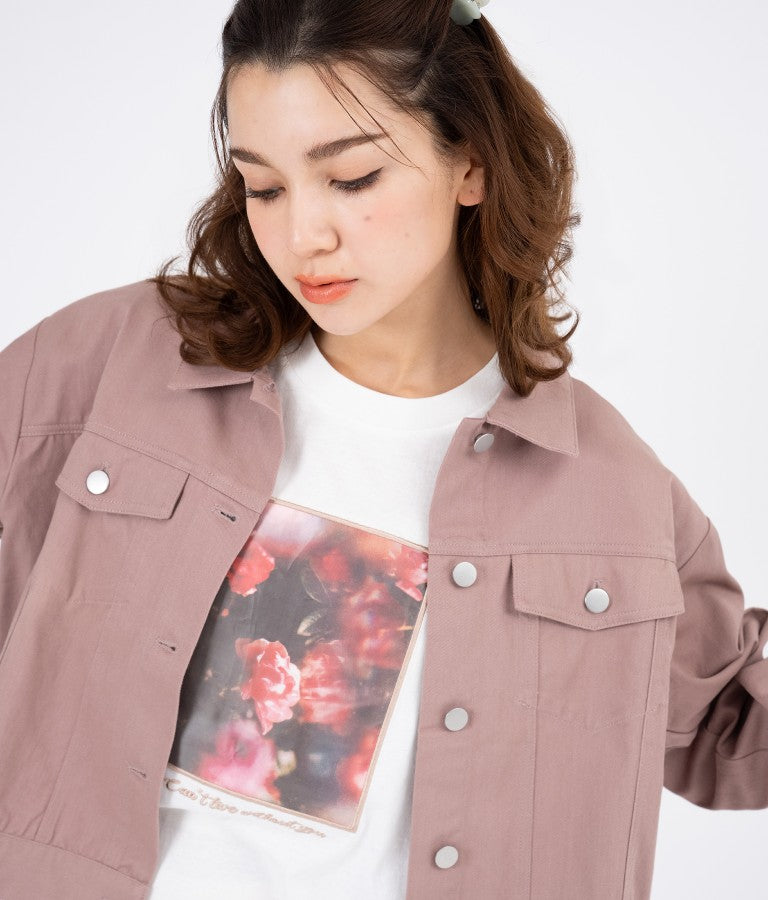 カラーツイル ショート ジャケット 524-6264