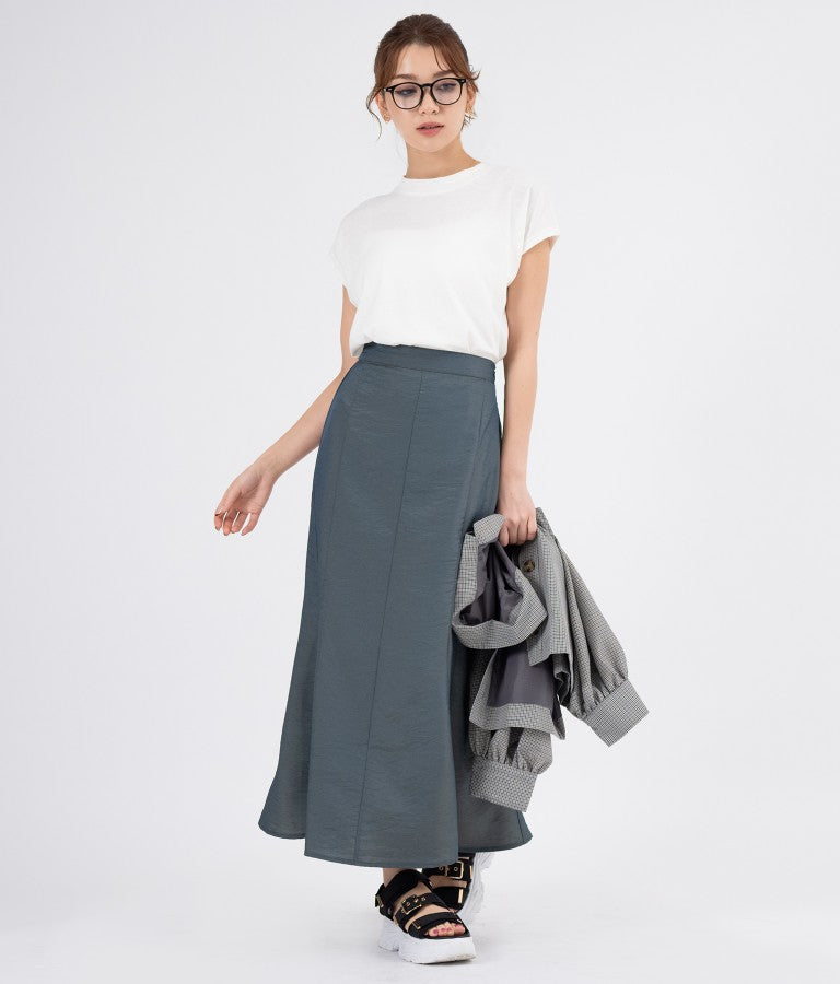 シャンブレーマーメイドスカート 521-6276