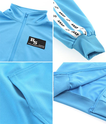R+S【リラスポ】吸水速乾加工 ジャージ ブルゾン (ユニセックス アイテム) 914-7399