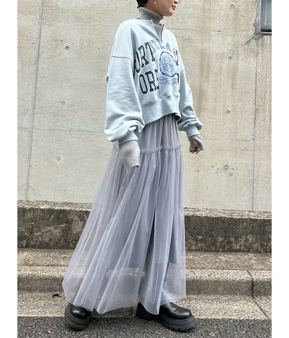 キーネック リメイク デザイン 裏毛 スウェット トレーナー 793-9100