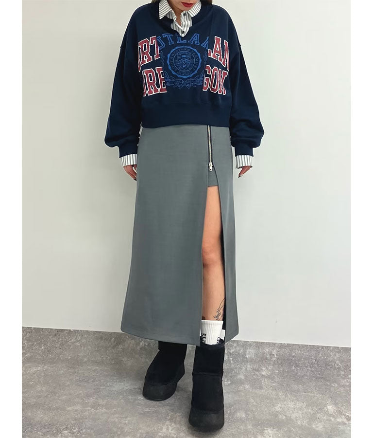 オープンスリーブ オーバー サイズシャツ 154-5505