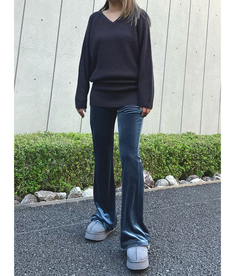 ベロア フレアパンツ 792-9092