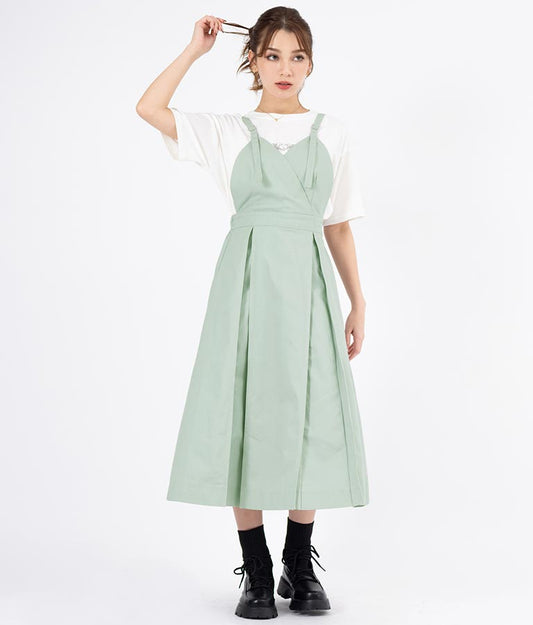 カシュクール ツイル ジャンパースカート 527-6280