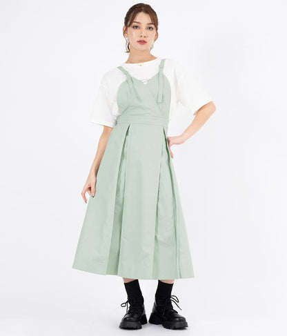 カシュクール ツイル ジャンパースカート 527-6280