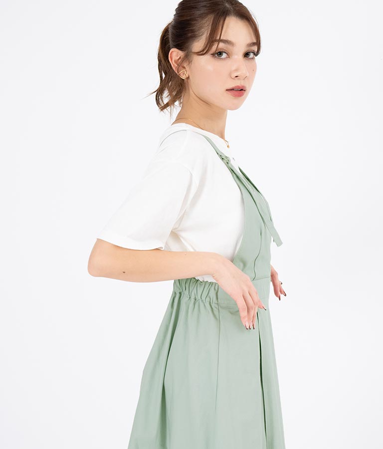 カシュクール ツイル ジャンパースカート 527-6280