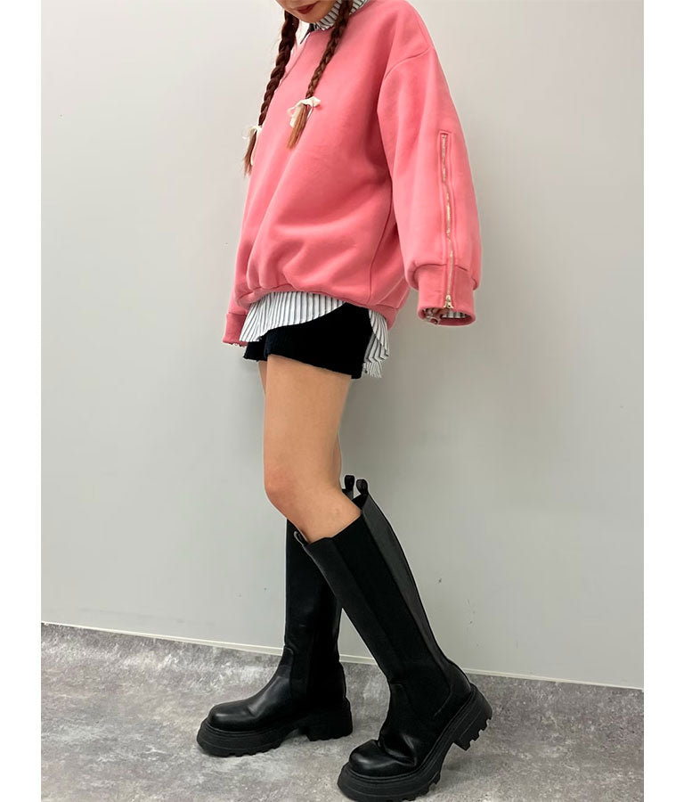 サイドゴアロングブーツ 799-8955